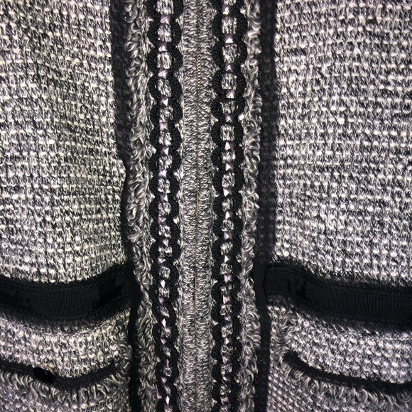 Black and a White Tweed Blazer - Picture 2 of 4